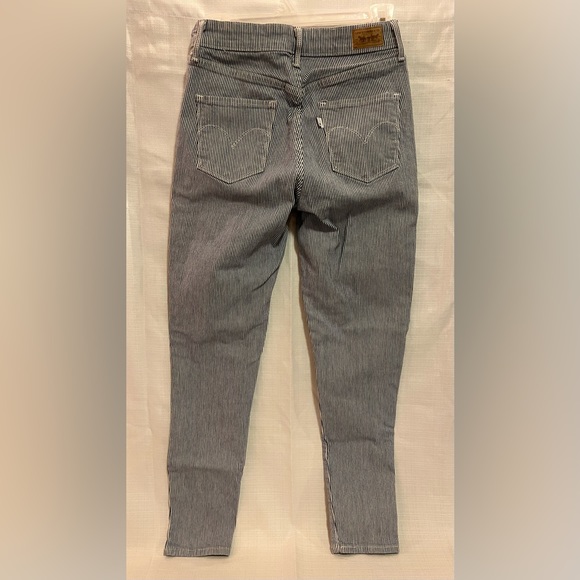 Levis jeans 27 woman stripes white and blue - Picture 2 of 5